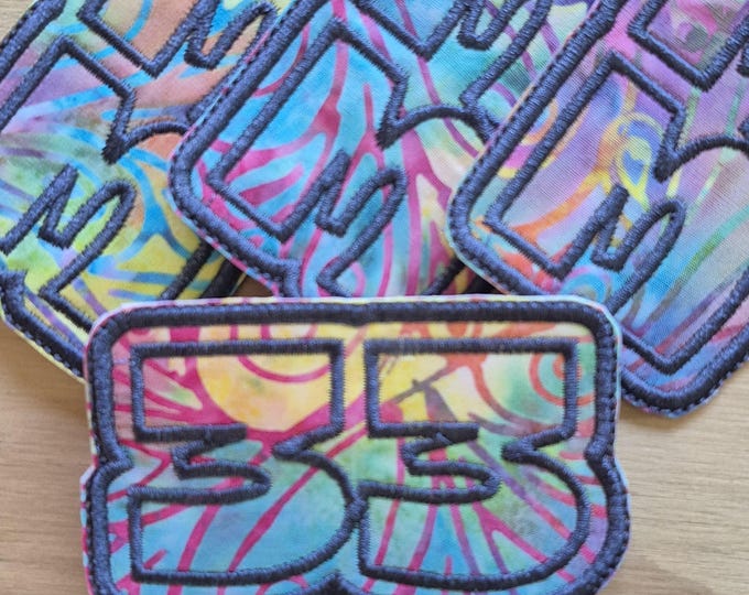 33 handmade sew on patch.  Billy Strings fan art patch