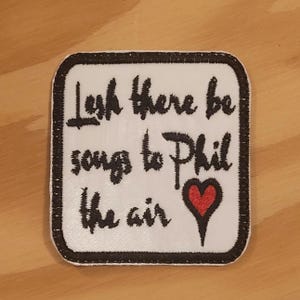 Lesh es sein Lieder an Phil the air handgemacht gestickter Aufnäher.
