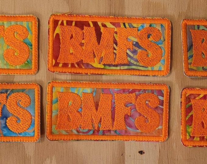 BMFS handmade embroidered sew on patch on inspired by Billy Strings