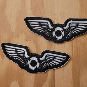 Flying Eye handmade sew on patch embroidered patch