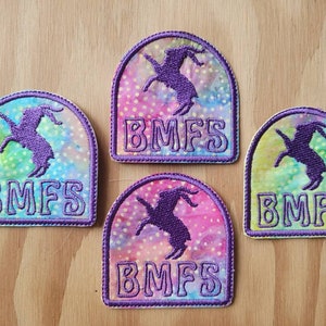 BMFS Goat handmade sew on patch
