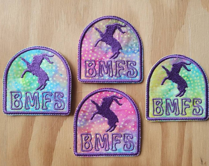 BMFS Goat handmade sew on patch