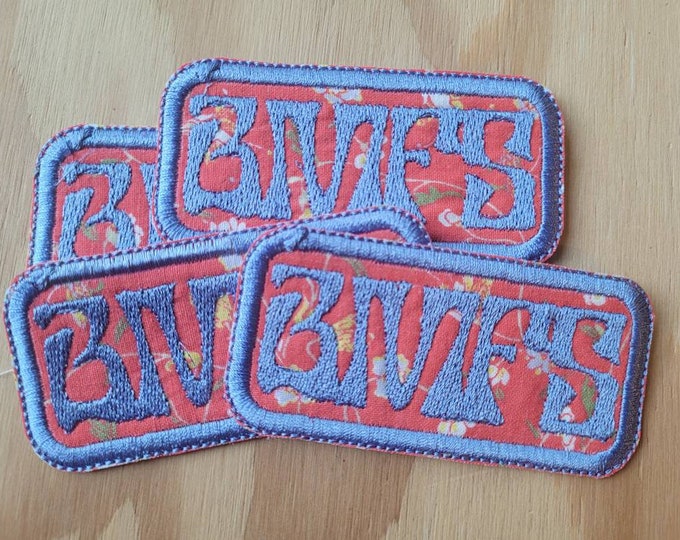 BMFS handmade embroidered sew on patch on inspired by Billy Strings