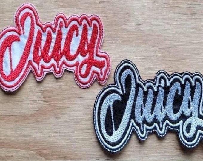 Juicy handmade sew on patch inspired by my love of Biggie Smalls Notorious BIG fan art classic hip hop patches Frank White