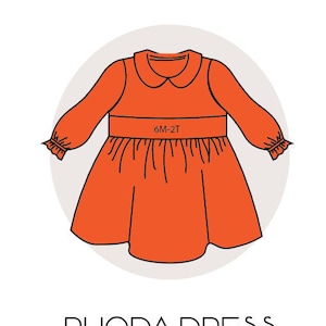 Baby dress Sewing Pattern PDF, party dress sewing patterns, baby dress pattern, sewing patterns, pdf pattern, sewing pattern pdf,