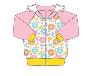 cartamodello pdf per felpa raglan, cartamodelli di cucito, cartamodello per bambini taglia 9 MESI, cartamodello pdf per ragazzi e ragazze