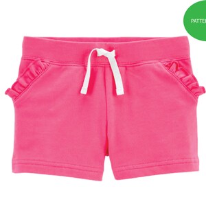 baby ruffle shorts sewing pattern pdf,baby sewing patterns,size 5,instant download sewing pattern