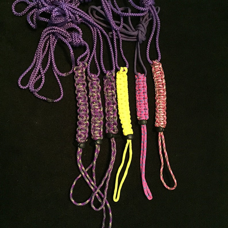 Paracord water bottle keeper lanyard 2 Etsy