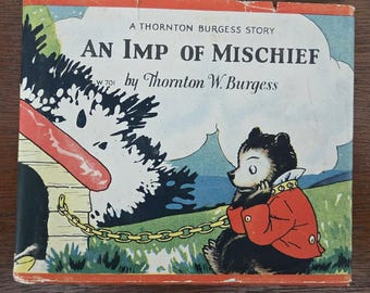 Antique 1st Edition Childrens Book - An Imp of Mischief - FREE SHIPPING!!