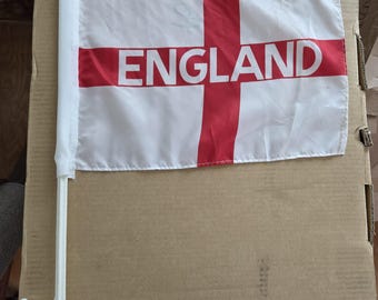 ENGLAND Car Window Flag11 X 14 - FREE SHIPPING!!