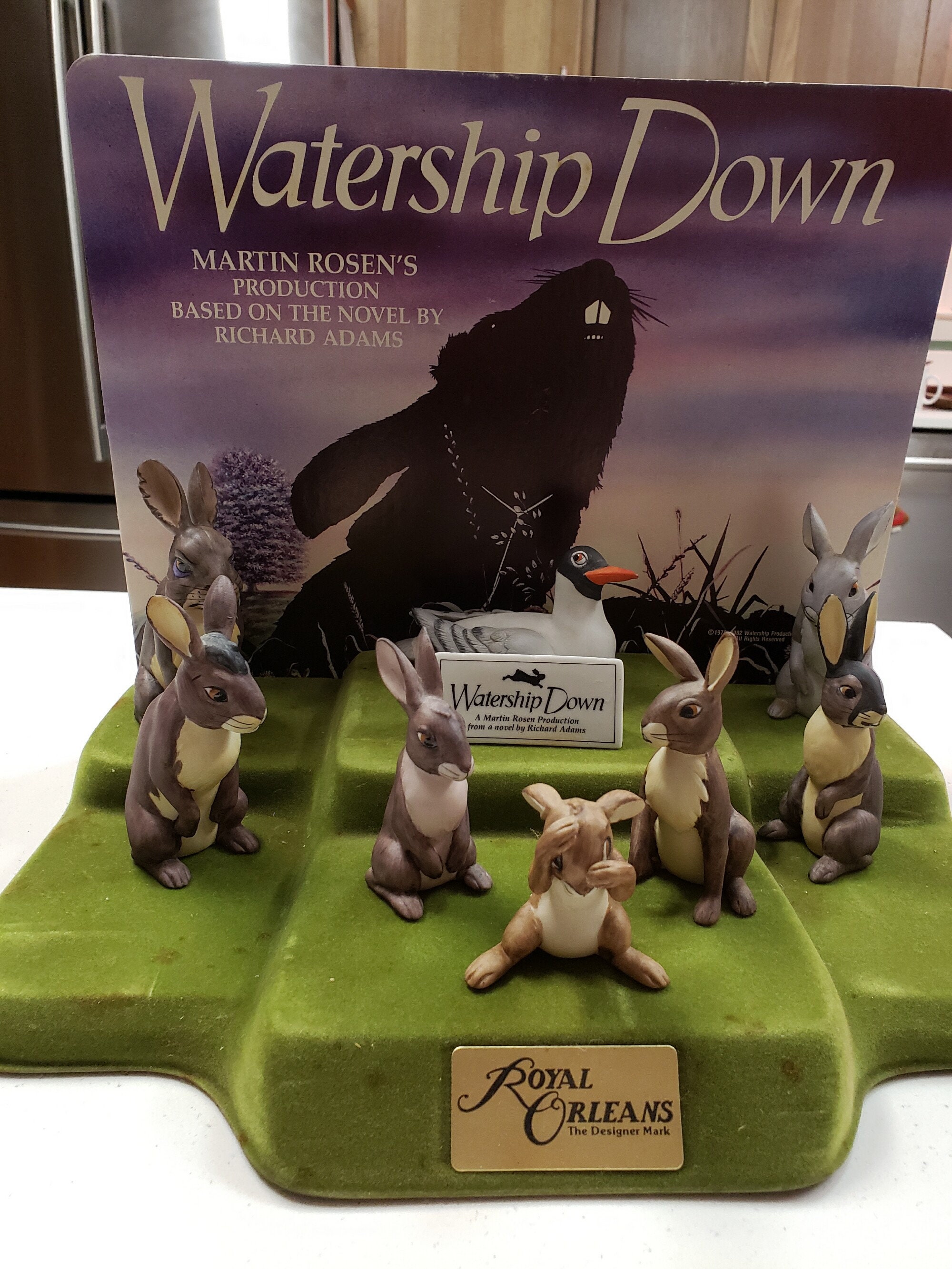 Vintage 8 Royal Orleans Watership Down Figurines and Original Etsy