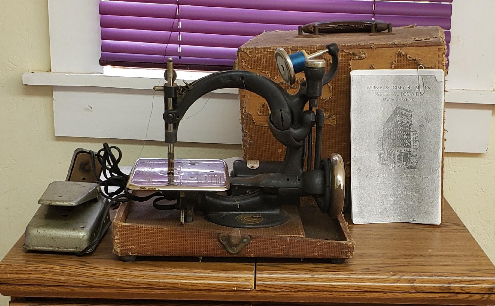 Antique Willcox Gibbs Sewing Machine - Etsy