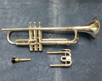 Vintage 1926 C.G. Conn 22B #1 Bore Bb New York Symphony Professional Trumpet - FREE INSURED SHIPPING!!