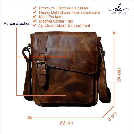 Leather Shoulder Messenger Handbag for Men Travel Outdoor Business  Crossbody Pack Wallet Phone Casual Pouch Briefcase Purse Daypack :  Amazon.in: Bags, Wallets and Luggage