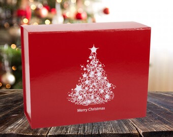 christmas gift box etsy