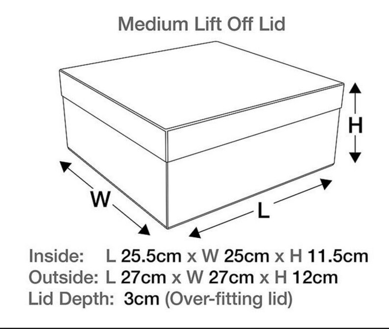 Gift Boxes Cream Box Ivory Gift Box Ivory Gift Box with Lid Gift Boxes With Lids Hat Box Lidded Box