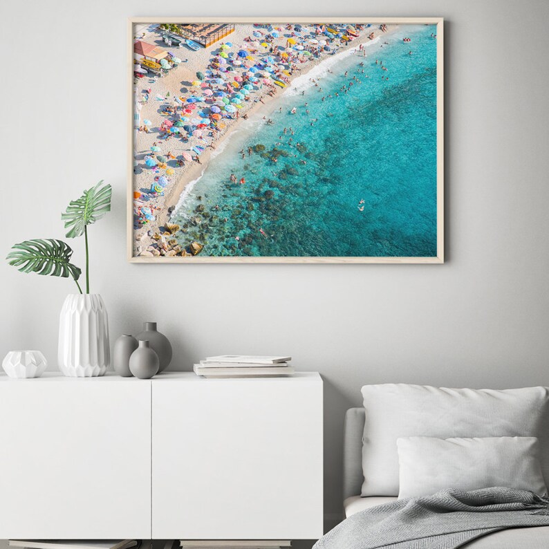 Aerial Beach Photography Coastal Wall Art Ocean Print Drone Etsy
