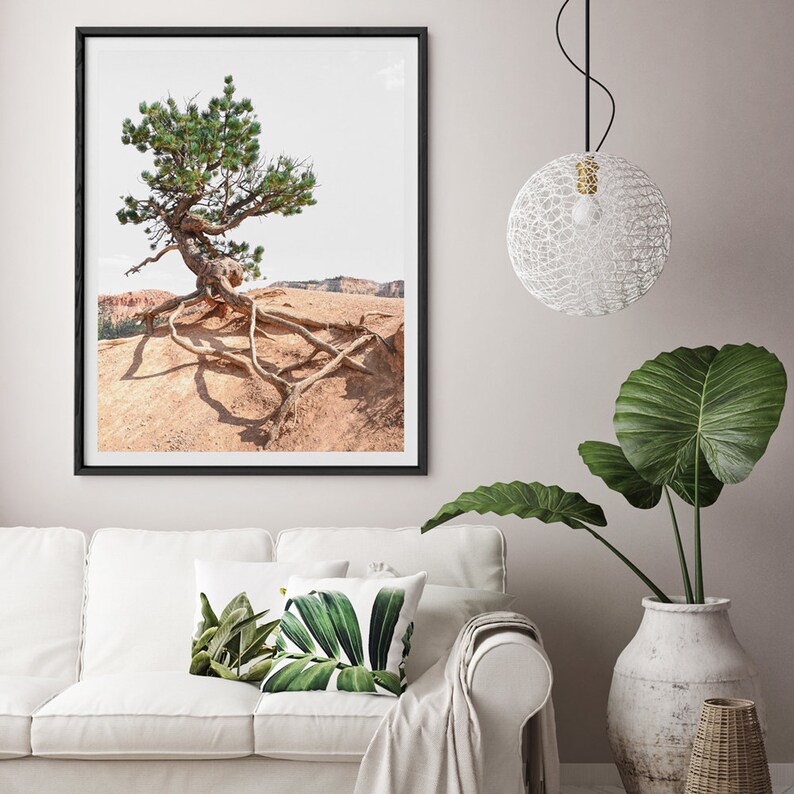 Joshua Tree Wall Art Desert Print Southwestern Decor Boho Etsy