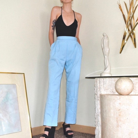 1940s/1950s Vintage Powder Blue Wrangler Trousers