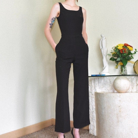 90s Espresso Two Piece Suit Set - Size 2P