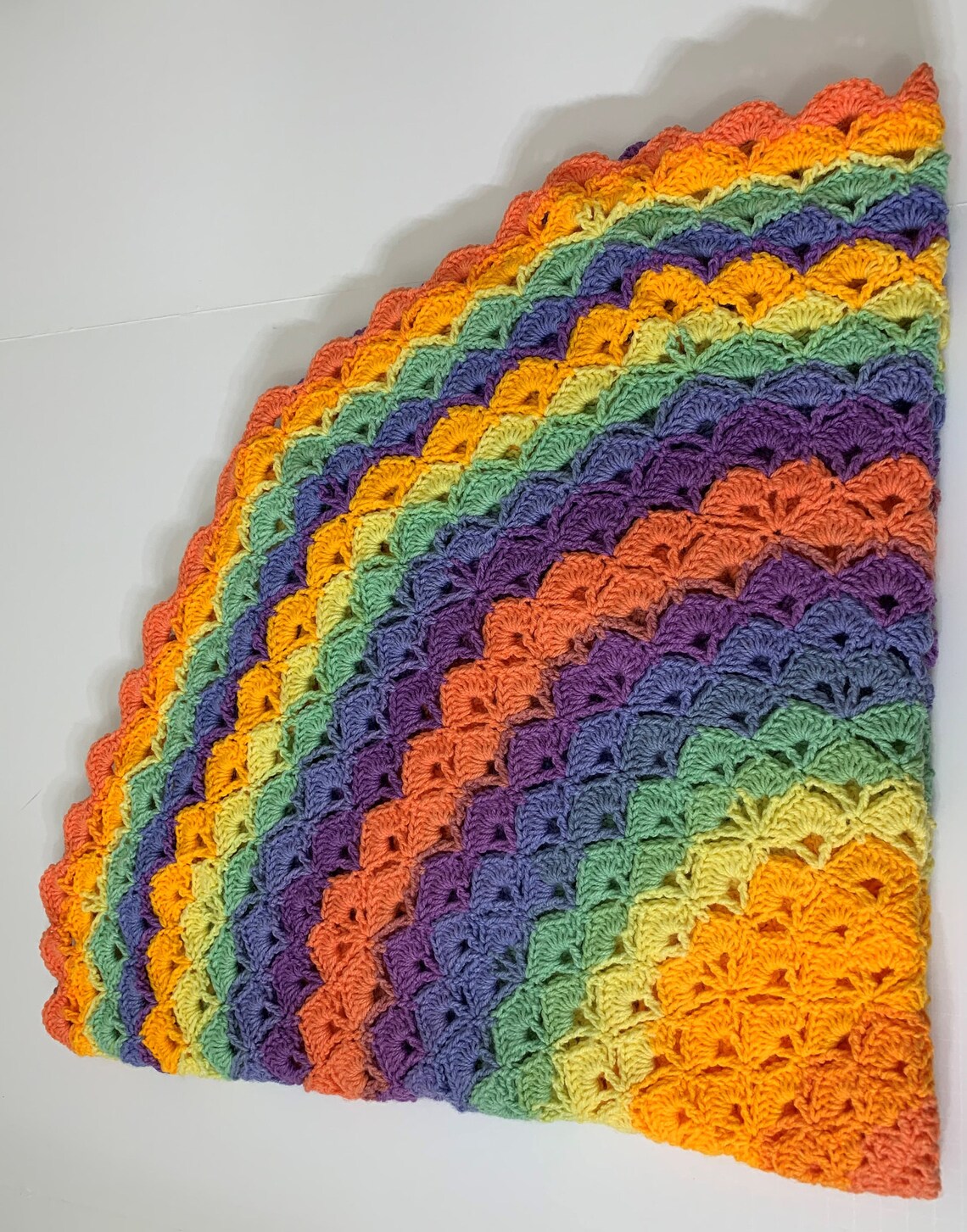 Lotus Flower Blanket Crochet Pattern