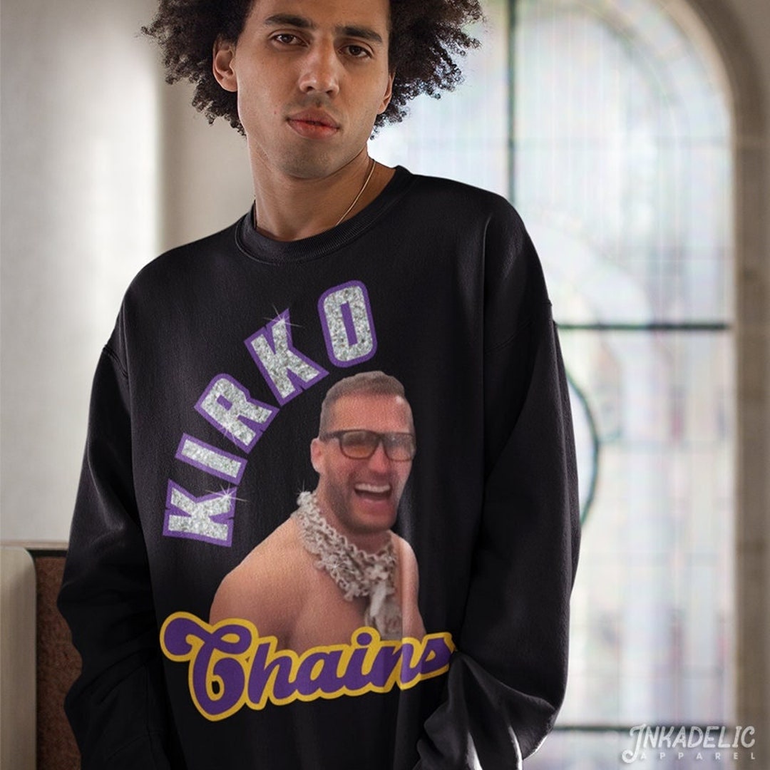 Kirk Cousins Chains Shirt Rocking Ice Diamonds Necklaces Kirko Etsy