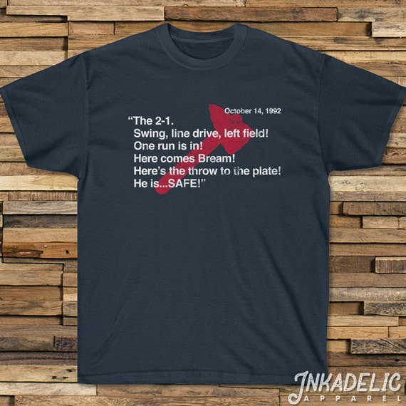 old school atlanta braves shirt