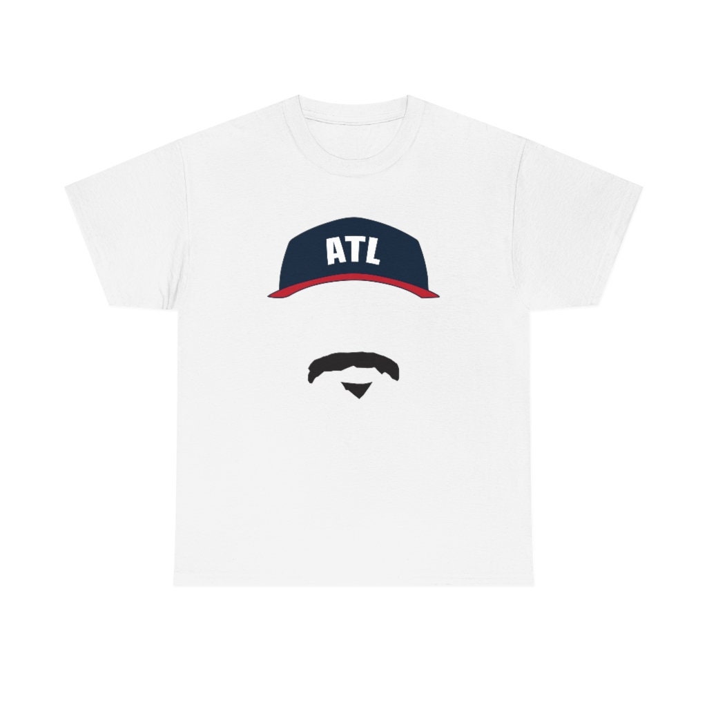 Spencer Strider Mustache Atlanta Braves Rookie Pitcher Fan ATL Baseball Ace  Chop Champs Georgia Unisex T-shirt 