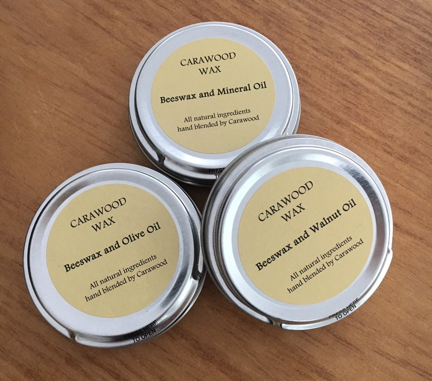 Beeswax/Mineral Oil Chopping Board Wax & Furniture/Wood Polish Etsy