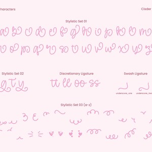 Cisder Honey Verspielte Schriftart für Canva, Cricut & Procreate | Sofort Download Bild 9