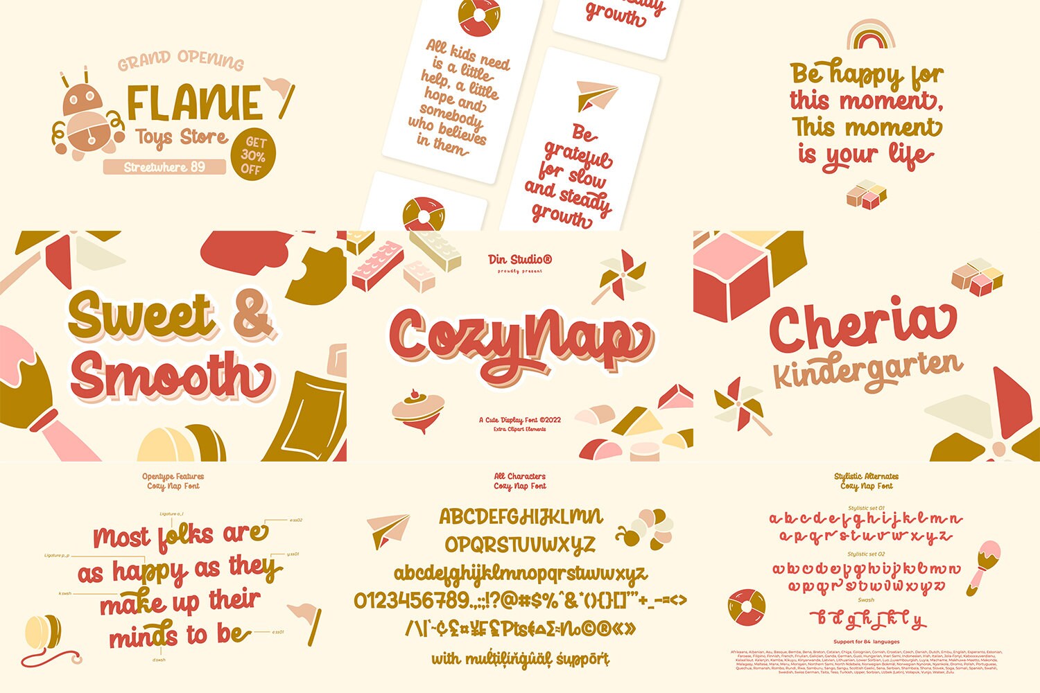 Adorable Font Bundle | Digital Download | Craft Supplies | Instant ...