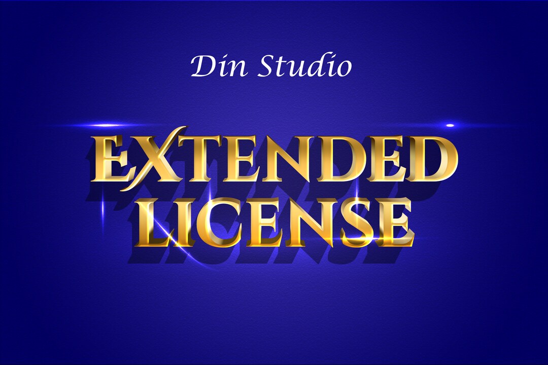 Din Studio Extended License Font for 1 Listing (single or Bundle ...