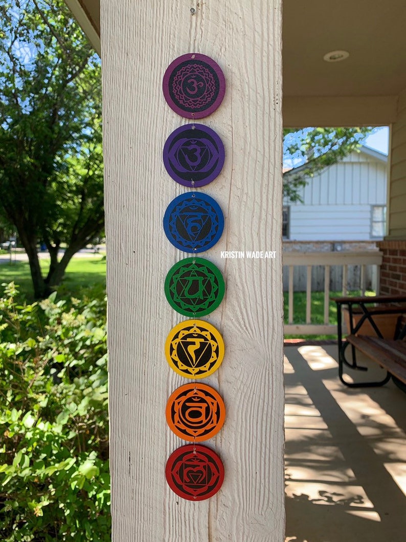Chakra Wall Hanging Chakra Art Decor Painting Chakras Etsy