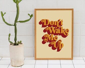 Don T Wake Me Up Etsy Don T Wake Me Up Etsy