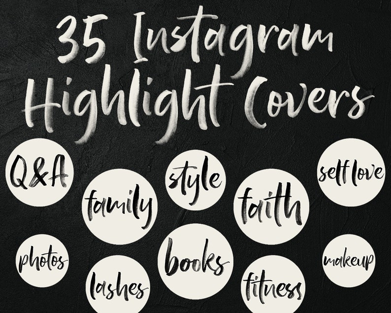 Instagram Highlights Insta Story Cover Icons Business | Etsy