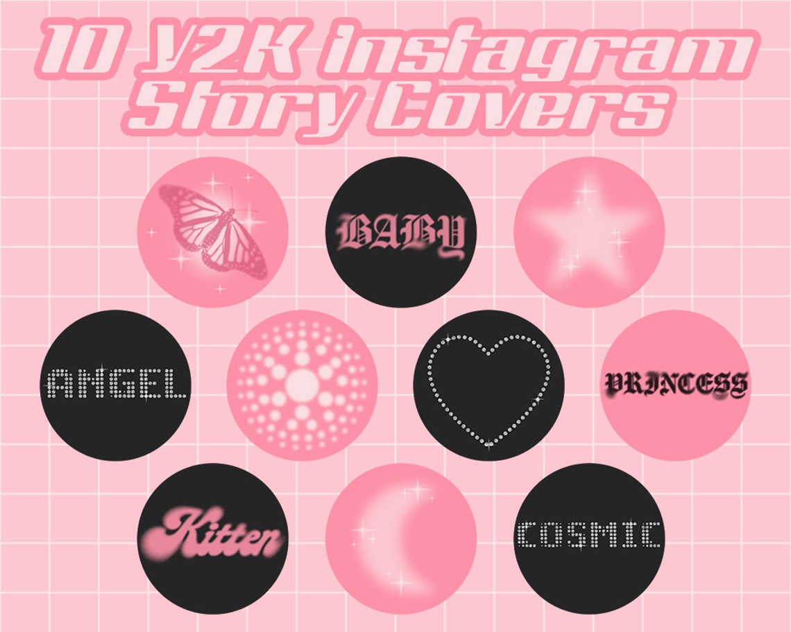 Y2K Instagram Story Highlight Icons Insta Stories Retro | Etsy Canada