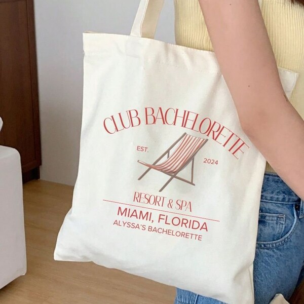Personalized Bachelorette Party Tote Bag Gifts