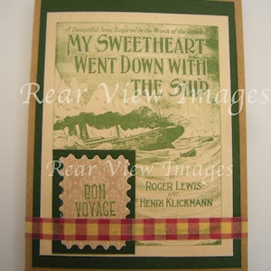 BREAKUP CARD My Sweetheart Went Down With The Ship