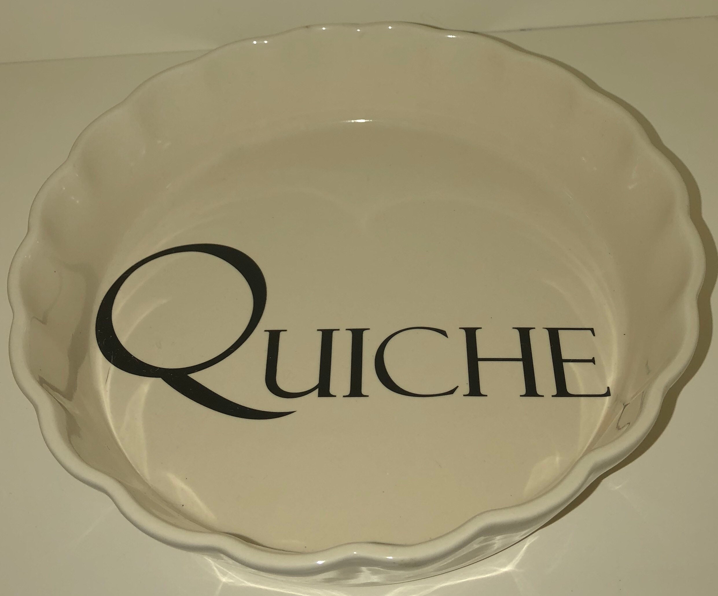 Quiche bakeware the old pottery company Etsy