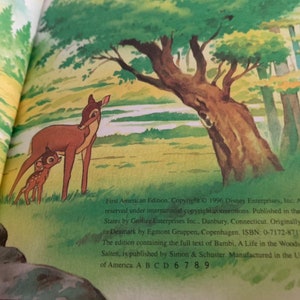 Walt Disney Bambi First American Edition - Etsy