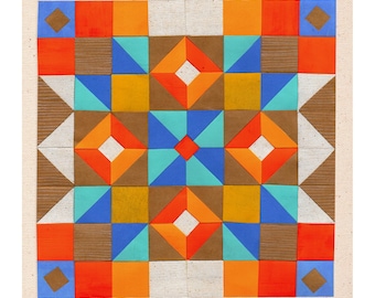 Paper Quilt Print - 10 x 10 in.