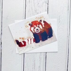 Carte de vœux Ailurus (Red Panda)