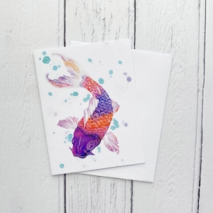 Carte de vœux Koi (Fish)