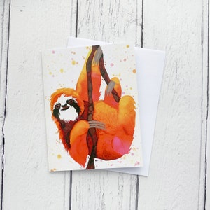 Slo (Sloth) Greetings Card