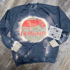 St. Louis cardinals bleached sweatshirt | bleached sweatshirt | stl blues