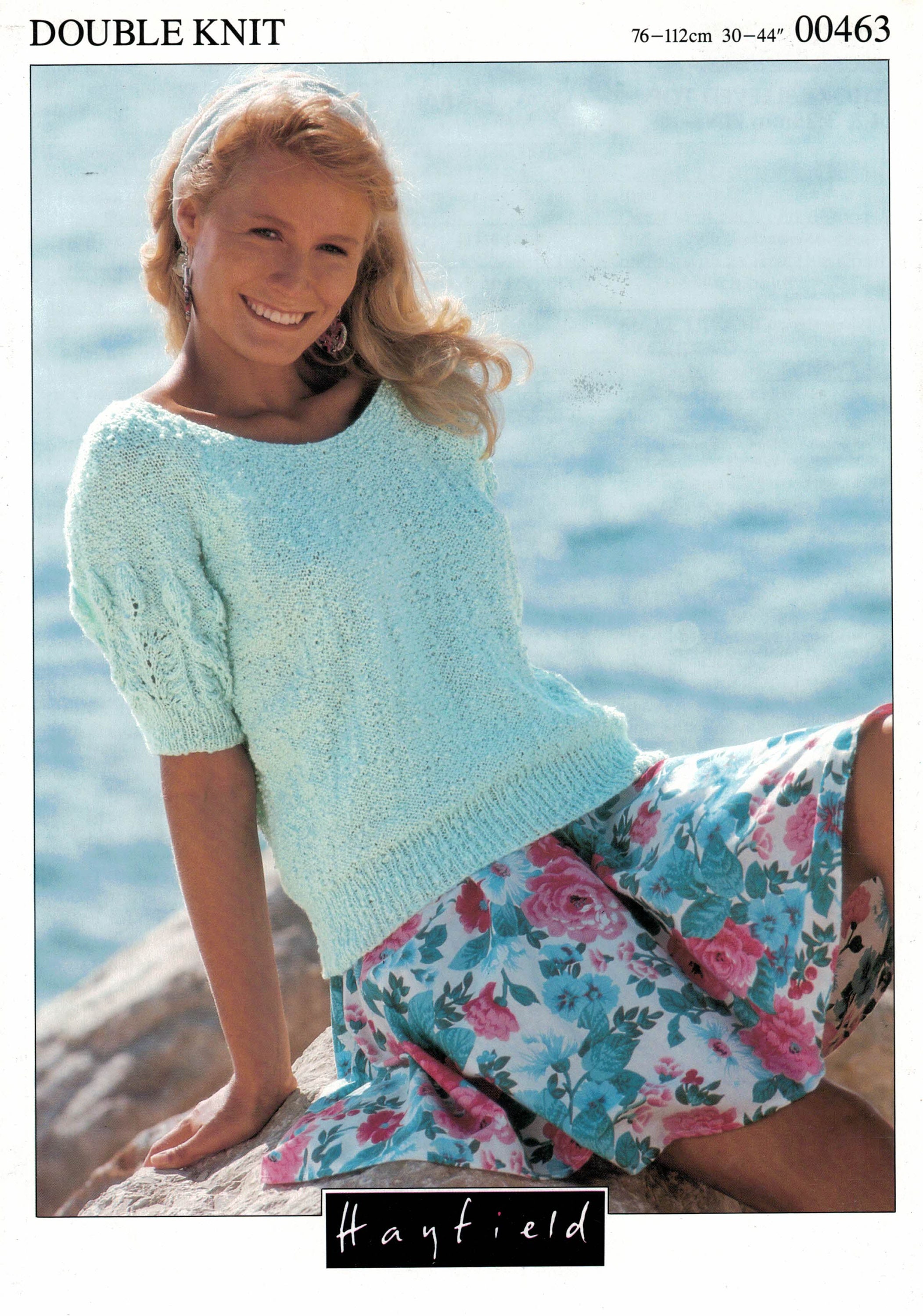 PDF Instant Download Knitting Pattern Lady's DK Short Etsy