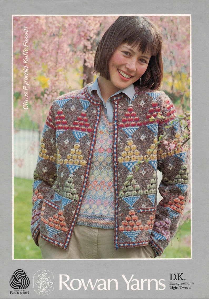 PDF Instant Download Knitting Pattern rowan Kaffe Fassett Citrus