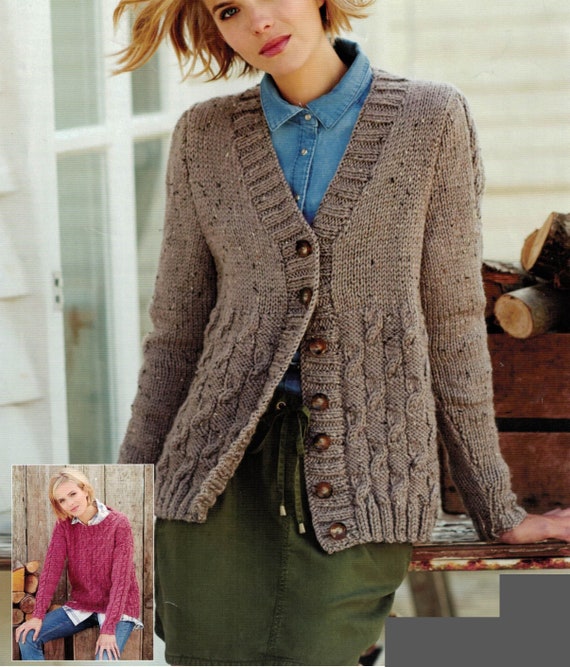 PDF Sofort-Download Strickanleitung *Einfache Strickjacke und