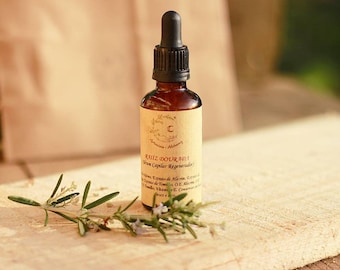 Botanische haargroeiolie: rozemarijn en brandnetel biologisch haarserum