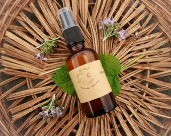 Botanischer Gesichtsreiniger | Rose & Hamamelis Make-up Entferner, Vegan